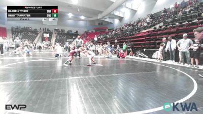 46 lbs Final - Blakely Torix, Sperry Wrestling Club vs Riley Tarwater, Eufaula Ironheads Wrestling Club