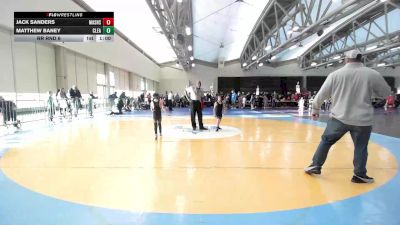 56 lbs Rr Rnd 6 - Jack Sanders, Mat Assassins Blue vs Matthew Baney, Clearview K3