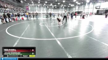 43 lbs Semifinal - Jiovani Rodriguez, Victory Wrestling-Central WA vs Reed Russell, Sandpoint Legacy WC