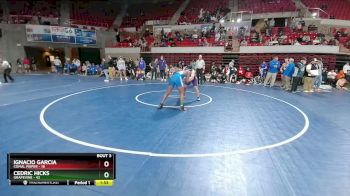 190 lbs Placement (4 Team) - Ignacio Garcia, Comal Pieper vs Cedric Hicks, Grapevine