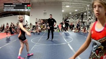 84 lbs Finals (8 Team) - Valerie Verduzco-Guzman, Girls With Grit vs Piper Full, Misfits Of The Uprising