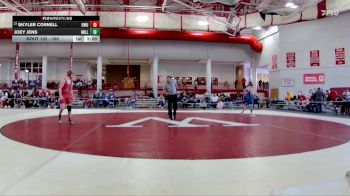 165 lbs Cons. Round 1 - Skyler Cornell, Ohio Wesleyan vs Joey Jens, Millikin