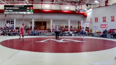 165 lbs Cons. Round 1 - Skyler Cornell, Ohio Wesleyan vs Joey Jens, Millikin