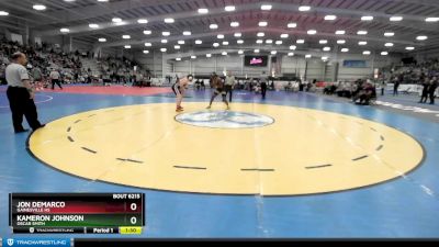 190 lbs Quarterfinal - Jon DeMarco, Gainesville HS vs Kameron Johnson, Oscar Smith