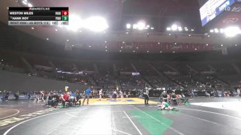4A Boys 113 lbs Cons. Round 3 - Weston Miles, Phoenix Boys vs Hank Roy, Pendleton Boys