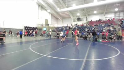 120 lbs Cons. Round 2 - Maeylieh Cotner, Carbon Middle School vs Harper Hyita, Cougars Wrestling Club