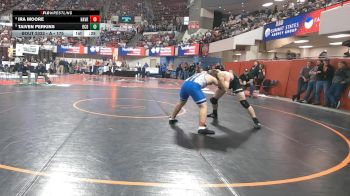 A - 175 lbs Cons. Round 3 - Taiven Perkins, Beaverhead Co. (Dillon) vs Ira Moore, Havre