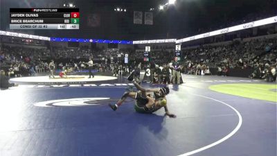 120 lbs Consi Of 32 #2 - Jayden Olivas, Clovis East (CS) vs Brice Bearchum, Red Bluff (NS)