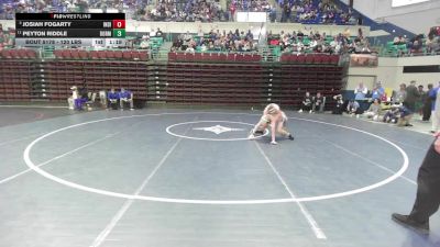 120 lbs Consi Of 8 #1 - Josiah Fogarty, Indian Land vs Peyton Riddle, Dorman