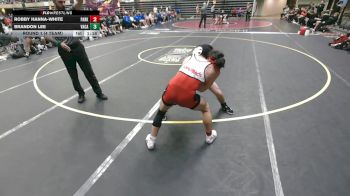 145 lbs Round 1 (4 Team) - Robby Hanna-White, Park Hill, MO vs Brandon Lee, Vacaville, CA