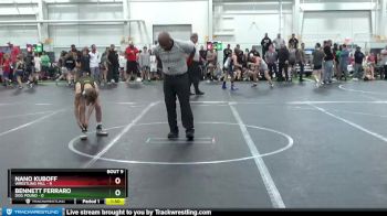 80 lbs Round 3 (8 Team) - Bennett Ferraro, Dog Pound vs Nano Kuboff, Wrestling Mill