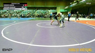 175 lbs 3rd Place - Jordon Larson, Team Aggression vs Stephen Whisler, Smitty's Barn