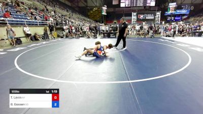 120 lbs Cons 64 #1 - Tristan Levin, NY vs Brody Gossen, SD