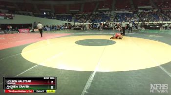 5A-138 lbs 3rd Place Match - Holton Halstead, Thurston vs Andrew Craven, Dallas