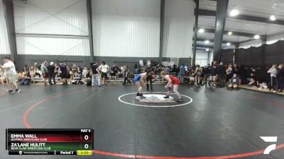 152 lbs Round 3 - Emma Wall, Olympia Wrestling Club vs Za`Lane Hulitt, Bear Claw Wrestling Club