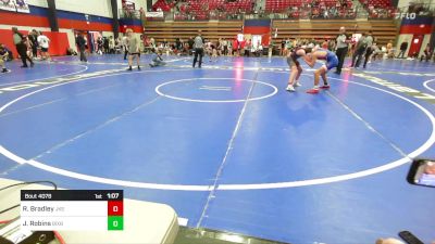 112 lbs Semifinal - Riley Bradley, Jenks vs Jai Robins, Bixby JH Boys