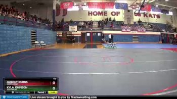 113 lbs Quarterfinal - Aubrey Burns, North Miami vs Kyla Johnson, Southport