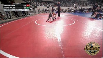 46 lbs Round Of 32 - Ryder Aguilar, Newkirk Takedown Club vs Walter Walker, Fitness Fight Factory Wrestling Club