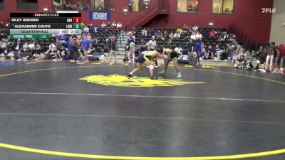 165 lbs Quarterfinal - Alexander Couto, Life University vs Riley Brewer, Andrew College