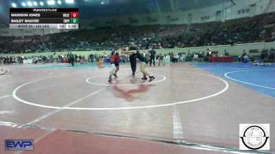 120 lbs Round Of 16 - Madison Jones, Westmoore Wresting vs Bailey Shaver, Empire