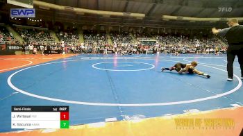 52 lbs Semifinal - Jayden Writesel, PSF Wrestling Academy vs Kainoa Gacuma, Hawkeye WC