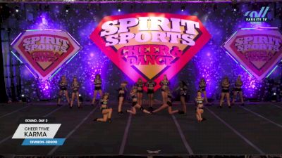 Cheer Tyme - Karma [2023 L3 Senior Day 2] 2023 Spirit Sports Pittsburgh Nationals