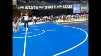 53-57 lbs Cons. Round 1 - Karsyn Bircher, NorthEast 509 Wrestling Club vs Ramona Daheim, Team Aggression Wrestling Club