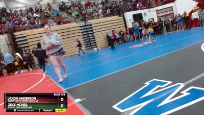 56 lbs 1st Place Match - Zeke McNeil, Carmel USA Wrestling vs Jaxon Anderson, Webo Youth Wrestling Club