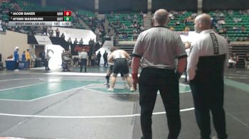 5A 285 lbs Quarterfinal - Jacob Baker, Hayden vs Ayden Mashburn, Scottsboro