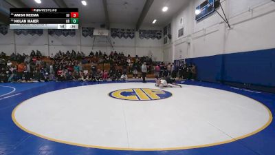 148 lbs Cons. Round 3 - Nolan Maier, Oak Ridge vs Anish Neema, Dougherty Valley