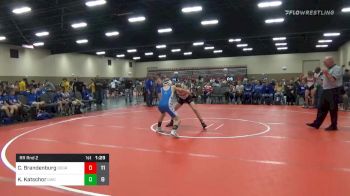 105 lbs Prelims - Cayden Brandenburg, Badgerway Red (WI) vs Kole Katschor, Dundee Wrestling (MI)