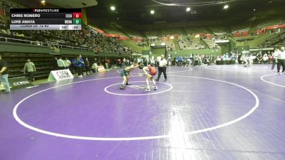 108 lbs Consi Of 16 #2 - Chris Romero, Cesar Chavez vs Luke Amaya, Monache