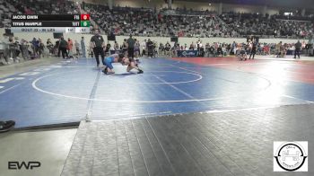 96 lbs Consi Of 4 - Jacob Gwin, Fort Gibson vs Titus Marple, Tuttle