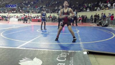 105 lbs Consi Of 32 #2 - Ace Soto, Mustang Middle School vs James Hall, Shawnee Middle School