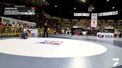 Open Men - 57 lbs Champ. Round 1 - Christian Her vs Manuel Martir, Community Youth Center - Concord Campus Wrestling