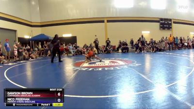 59 lbs Cons. Round 2 - Dawson Brown, Contenders Wrestling Academy vs Nico Freeman, Midwest Xtreme Wrestling