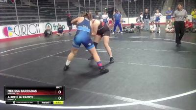 W 164 lbs Round 2 (4 Team) - Melissa Barradas, Indiana vs Aurellia Ramos, Utah