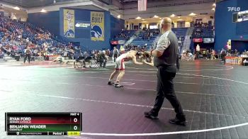 157 lbs Cons. Round 7 - Benjamin Weader, Chantilly vs Ryan Ford, Bergen Catholic