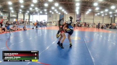 110 lbs Rd# 9- 2:15pm Saturday Final Pool - Jeremiah Zuniga, West Coast Elite vs Evan Kleitsch, Iowa Black