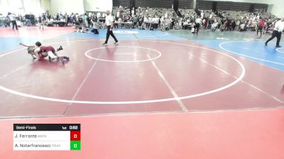 71-M2 lbs Semifinal - Joey Ferrante, Wayne vs Audrey Notarfrancesco, Truman Rams