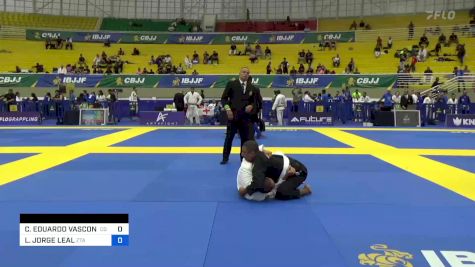 CARLOS EDUARDO VASCONCELLOS vs LUCIVALDO JORGE LEAL 2023 Brasileiro Jiu-Jitsu IBJJF