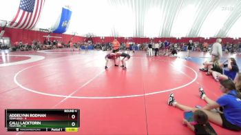 120 lbs Round 4 (6 Team) - Addelynn Rodman, Team Gold vs Calli Lacktorin, Team Red