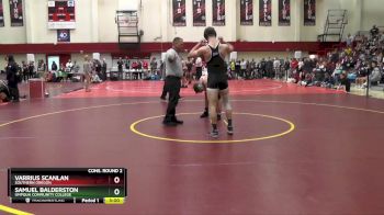 157 lbs Cons. Round 2 - Varrius Scanlan, Southern Oregon vs Samuel Balderston, Umpqua Community College