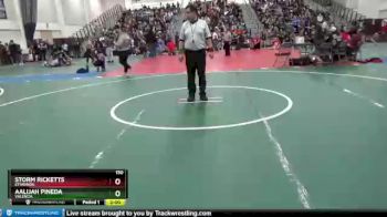 150 lbs Champ. Round 1 - Aalijah Pineda, Valencia vs Storm Ricketts, Etiwanda