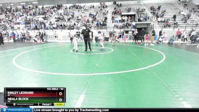 50 lbs Round 3 - Kinley Leonard, ID vs Neala Block, MT