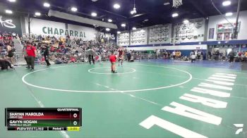 165 lbs Quarterfinal - Shayan Marolda, Great Oak vs Gavyn Hogan, Temecula Valley