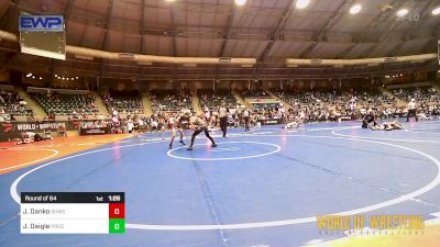 88 lbs Round Of 64 - James Danko, South Hills Wrestling Academy vs Jon-Reggie Daigle, Predator Wrestling