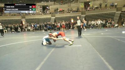 145 Championship Bracket Quarterfinal - Ryan Collins, Albert Lea vs Jake Kos, Simley