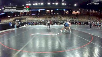 150 lbs Champ. Round 2 - Patrick Smyth, Lovett School vs Fernando Sanz, Miami Southridge Hs