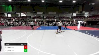 106 lbs Quarterfinal - Deven Lopez, Duran Elite vs Damian Trujillo, Kingdom WC